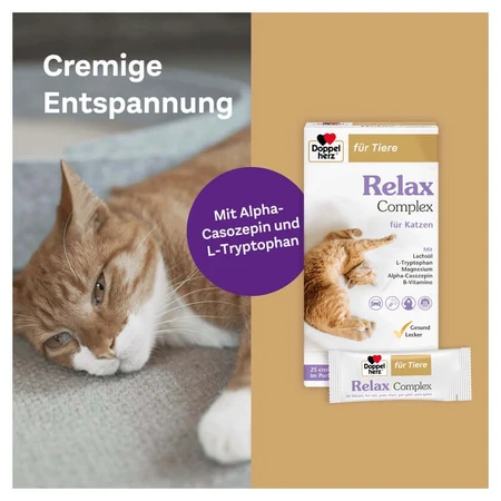 Double Heart For Animals Relax Complex For Cats 25X10 g