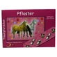 Children's plaster dream horse red letterc 10 pcs