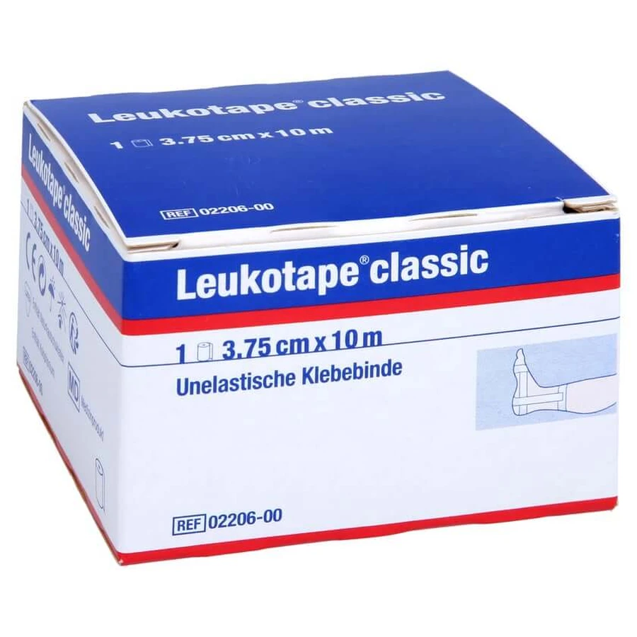 Leukotape Classic 3,75 cmx10 m blanco 1 ud.