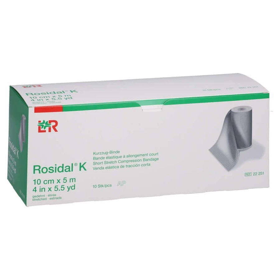 Bandage Rosidal K 10 cmx5 m 10 pcs.