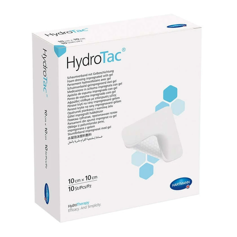 HydroTac Schaumverband 10x10cm 10 St
