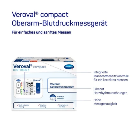 Tensiómetro de brazo Veroval Compact 1 ud.