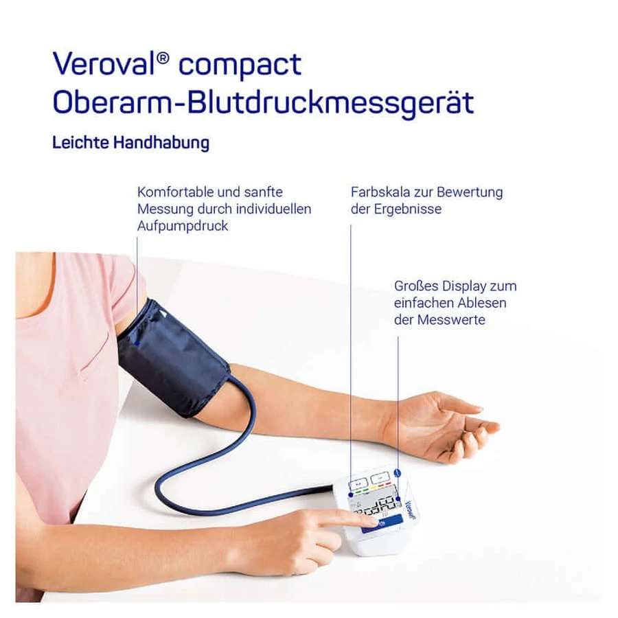 Tensiómetro de brazo Veroval Compact 1 ud.