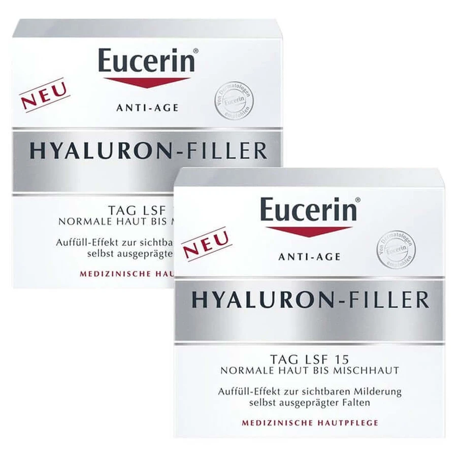 Eucerin Hyaluron-Filler Day Care 2X50 ml