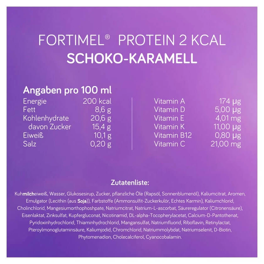 Fortimel Protein 2 kcal Schoko.-Karamell 32X200 ml