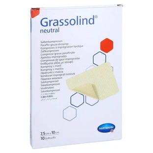 Compresses de pommade au Grassolind 7,5x10 cm pcs 10 pcs