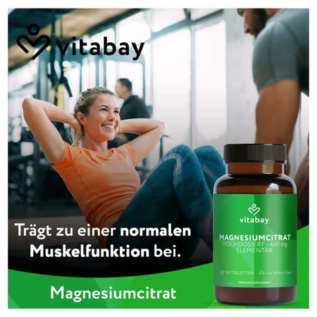 Vitabay Magnesium Citrate 400 MG 180 St
