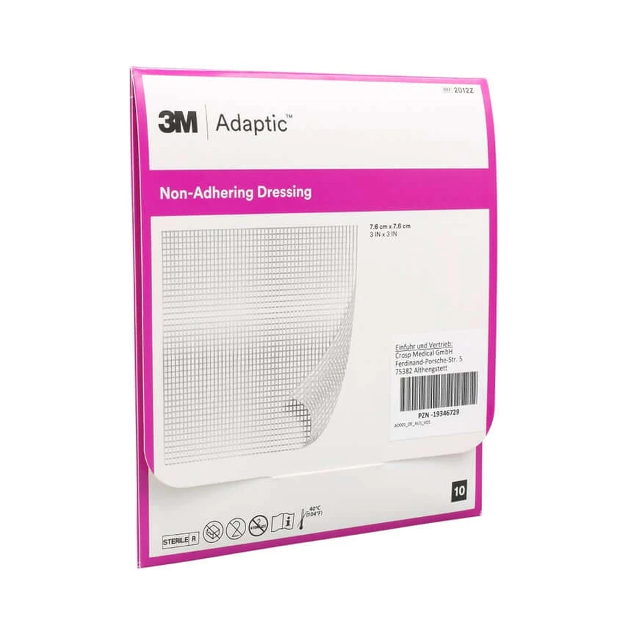 Adaptic 7.6x7.6 Cm Moist Wound Dressing 2012z 10 pcs.