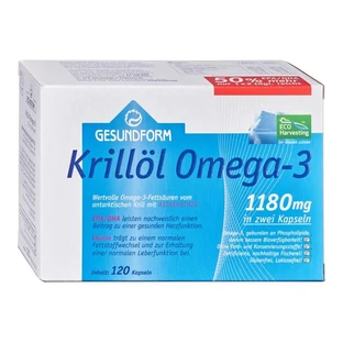 GESUNDFORM Krillöl Omega-3 120 St