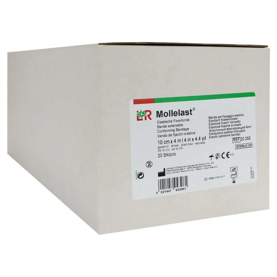 Mollelast bandages 10 cmx4 m sterile individually packed 20 pcs.