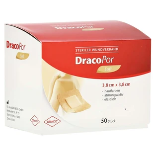 Dracopor apósito 3,8x3,8 cm estéril h 50 uds.
