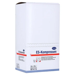 Es-compresses sterile 10x20 cm 8 fold 25X2 pcs.