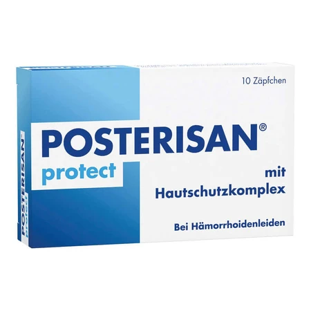 Posterisan protect aambeien zetpillen 10 stuks.