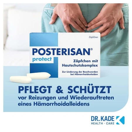 Posterisan protect aambeien zetpillen 10 stuks.