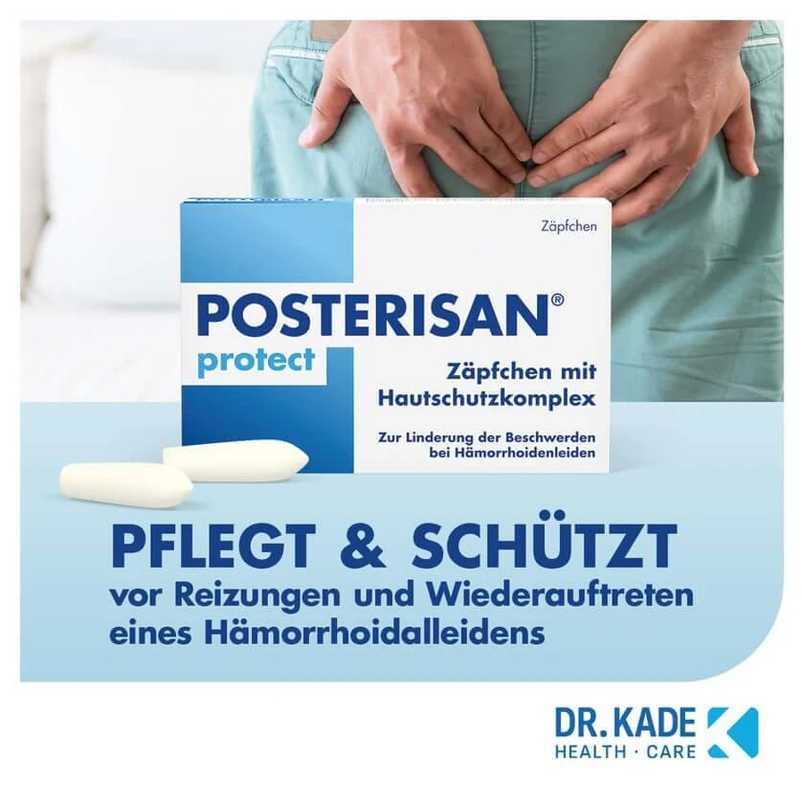 Posterisan protect aambeien zetpillen 10 stuks.