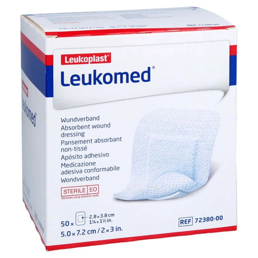 Leukomed sterile plaster 5x7.2 cm 50 pcs.