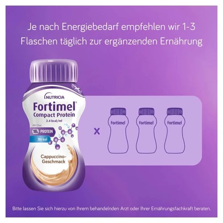 Fortimel Compact Protein 2.4 Kcal Cappuccino 4X125 ml