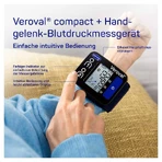 Veroval compact + wrist blood pressure monitor black 1 pc