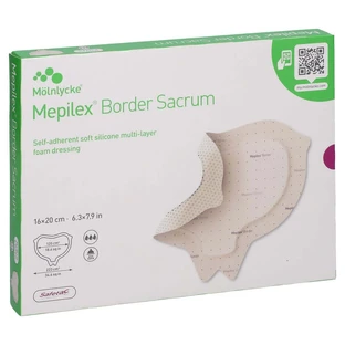 Mepilex Border Sacrum foam 16x20 c 5 st