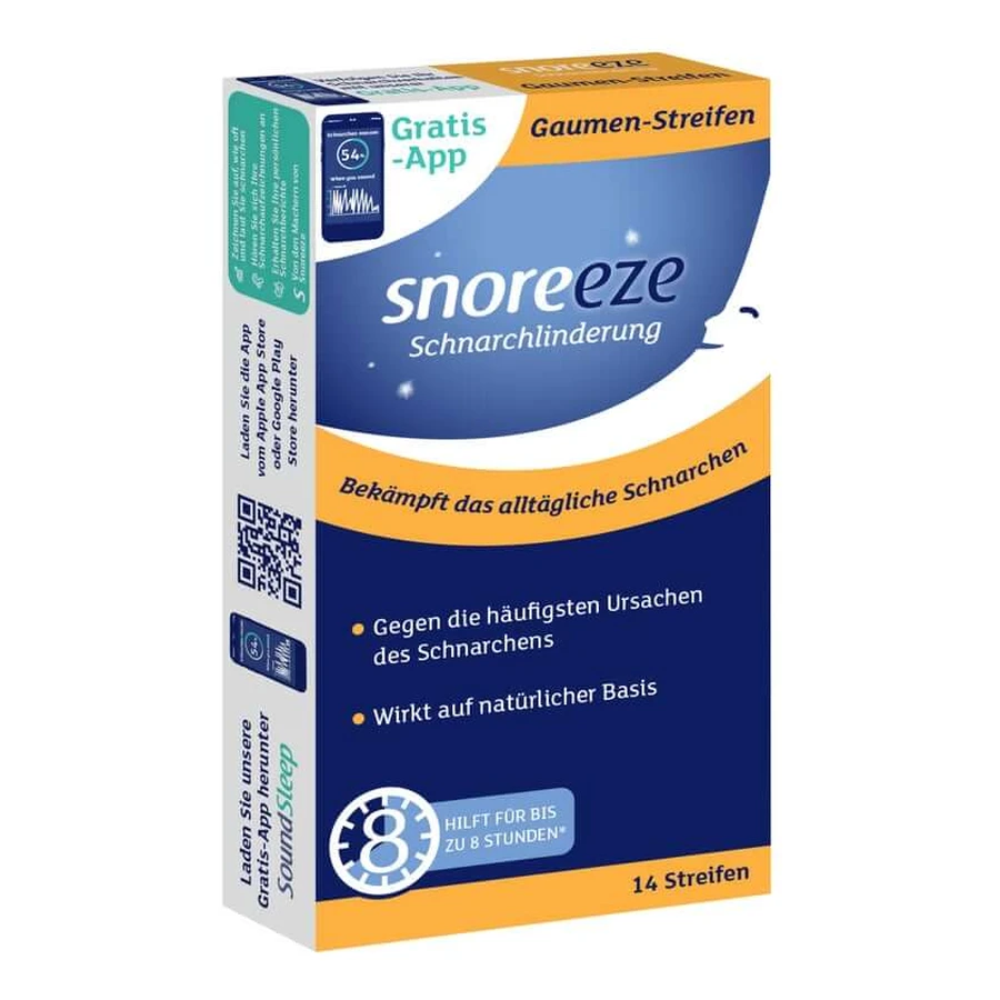 Snoreeze snurkverlichtende palatale strip 14 stuks