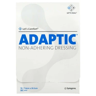 Adaptic 7.6x20.3 cm moist wound dressing 10 pcs.