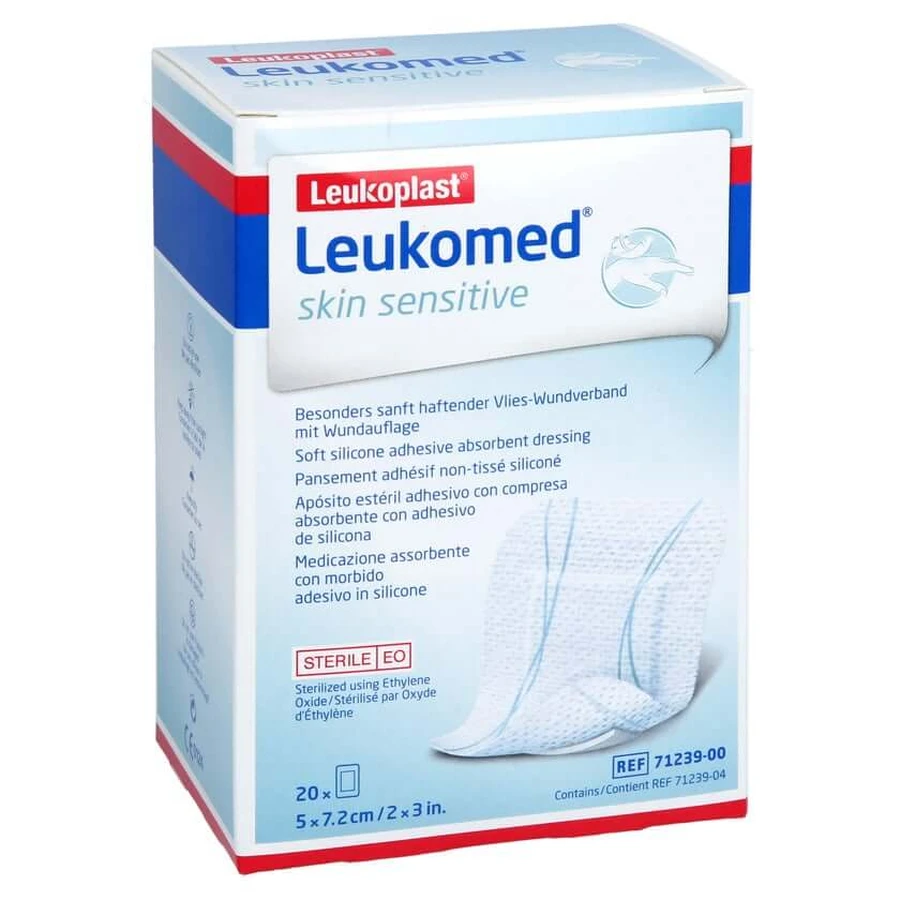 Leukomed piel Sensible estéril 5x7,2 cm 20 uds.