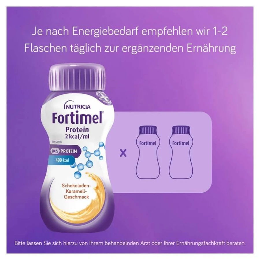 Fortimel? Proteína 2 kcal Chocolate-Caramelo 4X200 ml