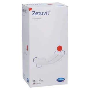 Zetuvit tampons absorbants stériles 10x20 cm 25 pcs.