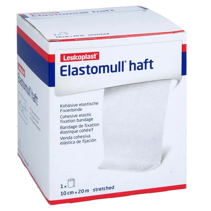 Elastomull adhesive 10 Cmx20 M fixation bandage 1 pc