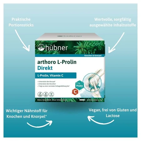 HÜbner Arthoro L-proline direct poeder 60X10 g