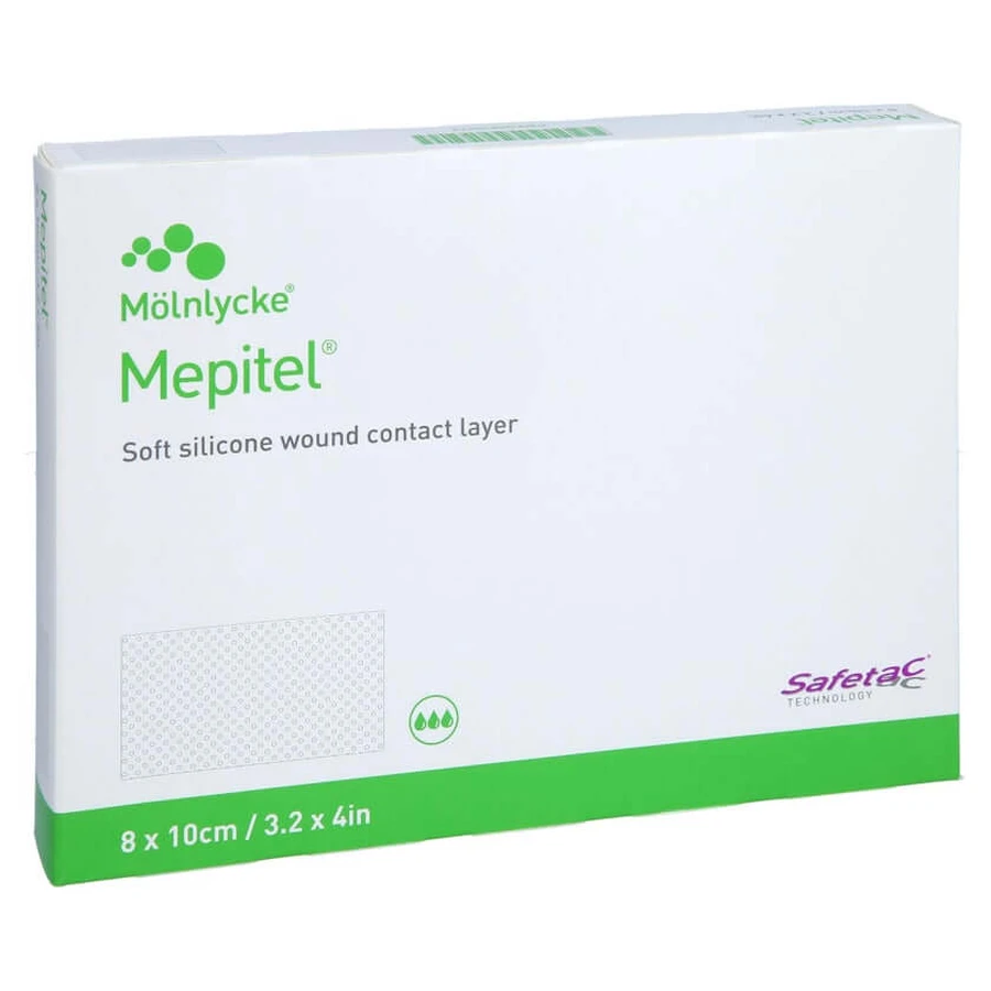 Mepitel Silikon Netzverband 8x10 cm ster 5 St