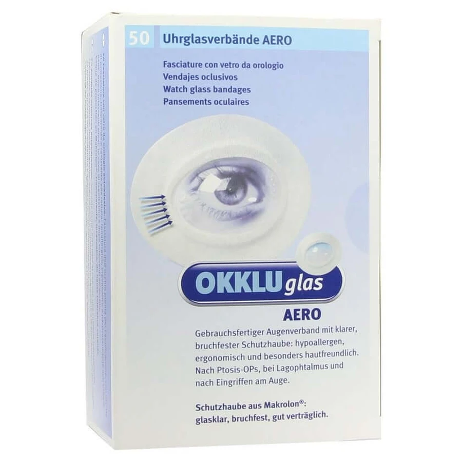 Okkluglas Aero venda de cristal para reloj 50 unid.