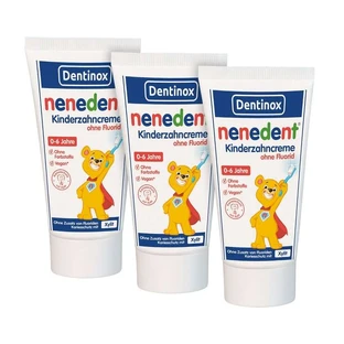 Nenedent Kinderzahncreme ohne Fluorid 3X50 ml