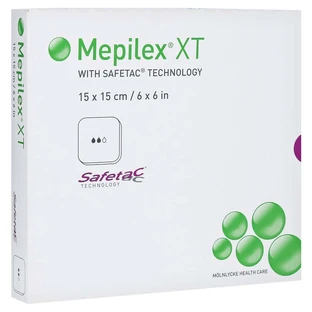 Mepilex XT 15x15 cm foam dressing 5 pcs.
