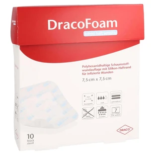 Dracofoam Infekt haft sensitiv Wundauf.7 10 St