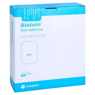Biatain Schaumverband 5x7 cm nicht hafte 10 St