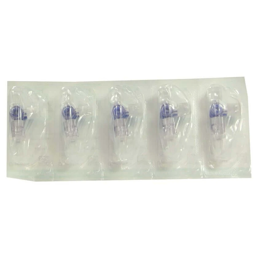 Discofix rubinetto a tre vie blu Luer Lock 1 pz.