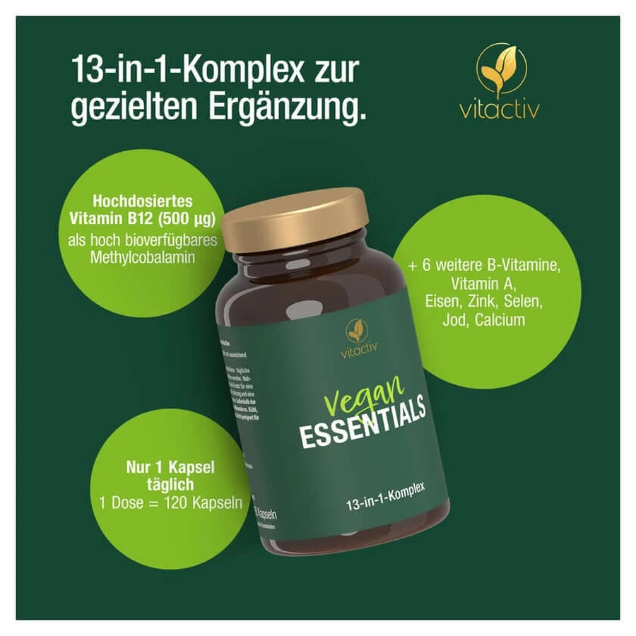 Vegan Essentials Capsules 120 Capsules