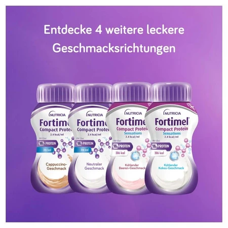 Fortimel Compact Eiwit 2,4 Kcal Vanille 4X125 ml