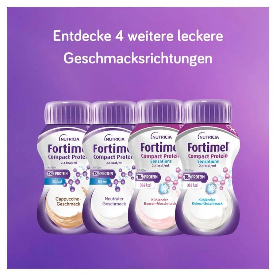 Fortimel Compact Eiwit 2,4 Kcal Vanille 4X125 ml