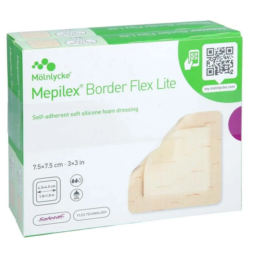 Mepilex Border Flex Lite pansement mousse 7 10 pcs.