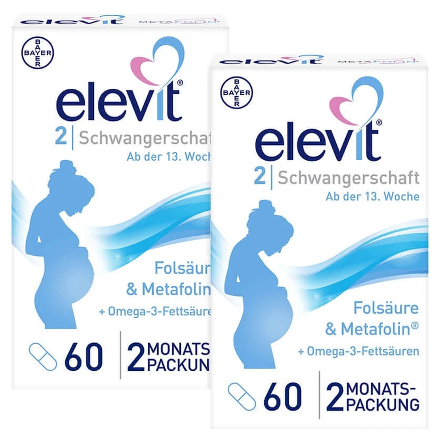 Elevit 2 double pack 2X60 pcs