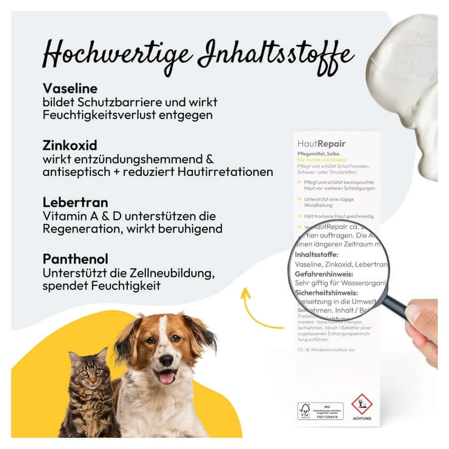 PHA Huidherstellende Tube Hond 125 g