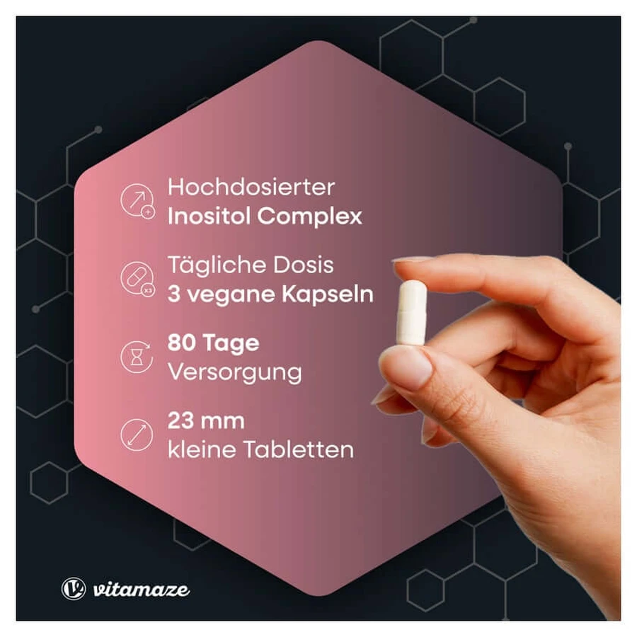Inositol complex chromium+vitamin B6+folic acid Kps. 240 pcs.