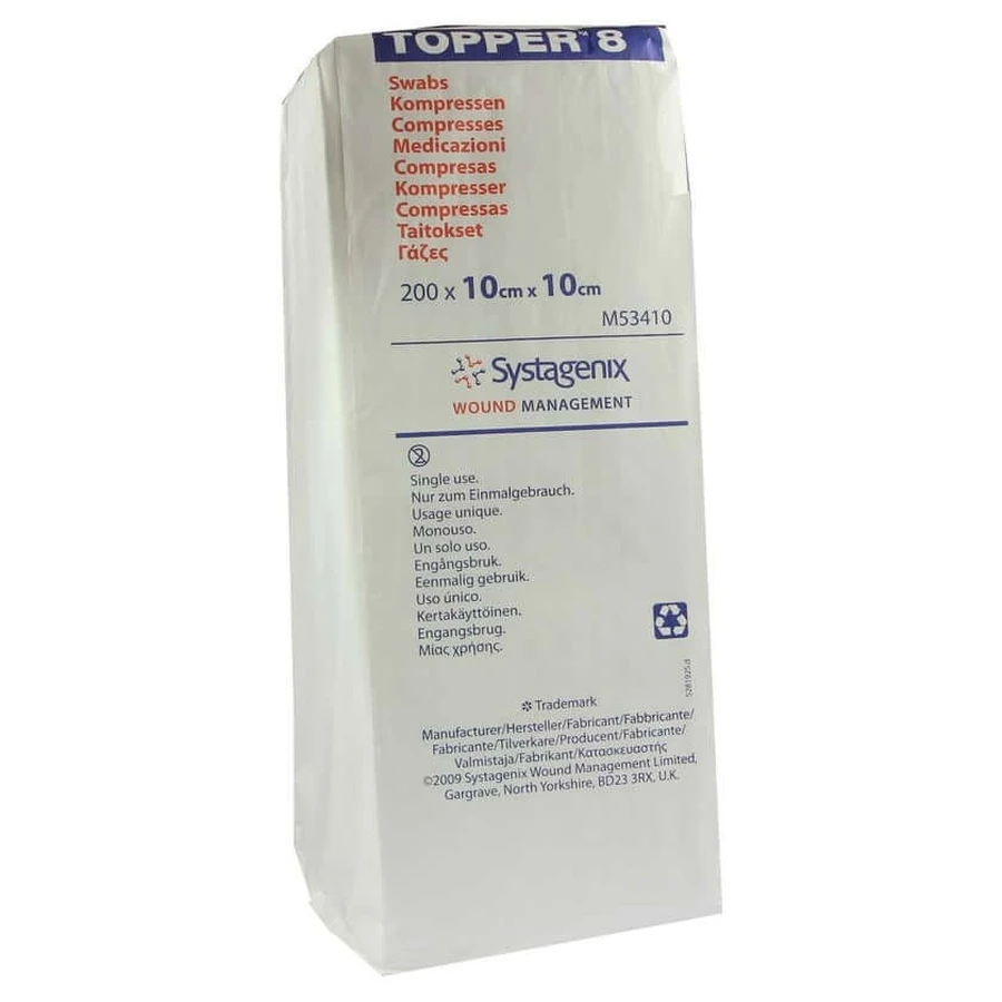 Topper 8 compresses 10x10 cm non-sterile 200 pcs.