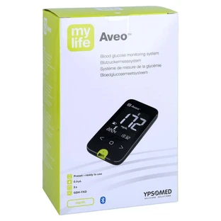 Mylife Aveo blood glucose monitoring system mg/dl 1 pc