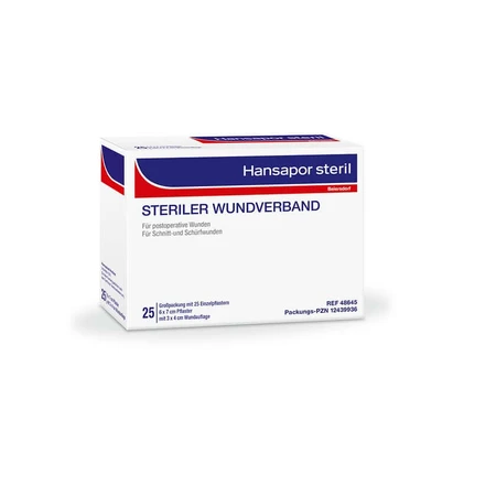 Hansapor Sterile Wound Dressing 6 x 7 cm 25 pcs.