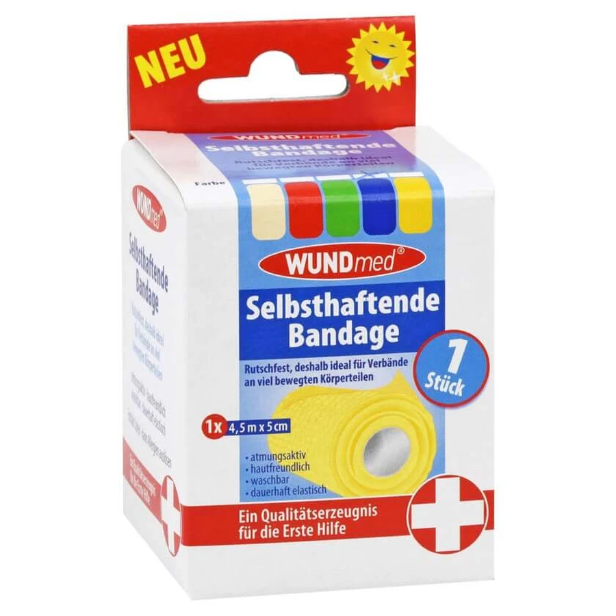 Bandage Selbsthaftend 5 cmx4,5 m farb.so 1 St