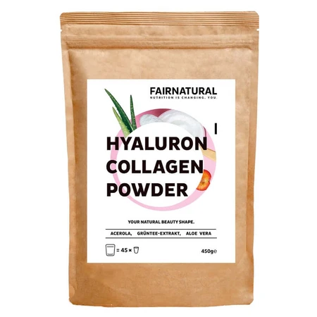 Fairnatural Collageen Hyaluron+vitamine C poeder 450 g