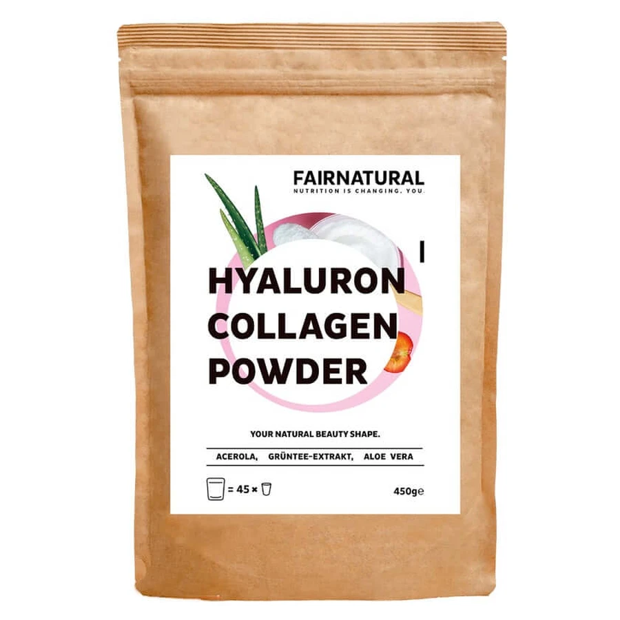 Fairnatural Collageen Hyaluron+vitamine C poeder 450 g